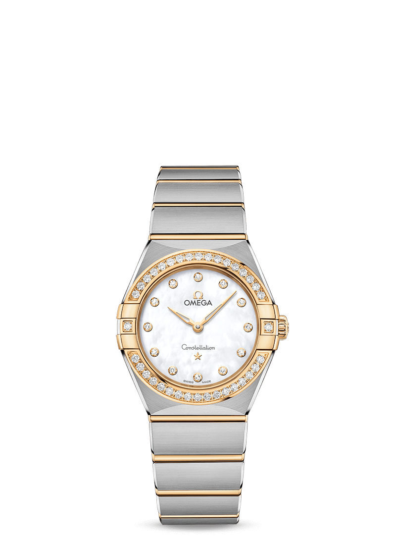 Omega Constellation Steel Gold Gold Diamonds replicas relojes 131.25.28.60.55.002